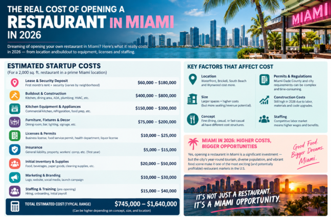 Opening Restaurant Miami